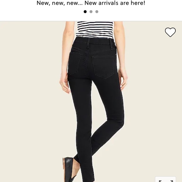 JCREW  Black Curvy Toothpick - Picture 4 of 9